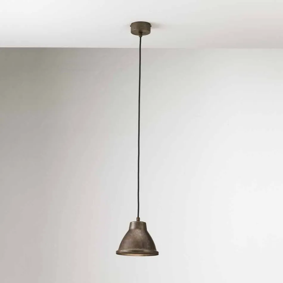 Lampada a sospensione industriale in ferro Loft Mini Il Fanale Viadurini