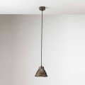 Lampada a sospensione industriale in ferro Loft Mini Il Fanale