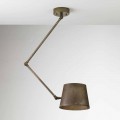Lampada a sospensione industriale regolabile Reporter Il Fanale