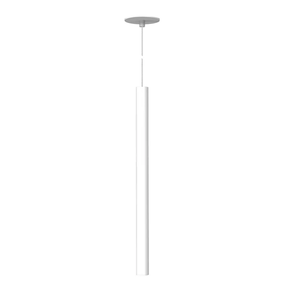 Lampada a Sospensione Led da Incasso in Alluminio Bianco o Nero - Rebolla Viadurini