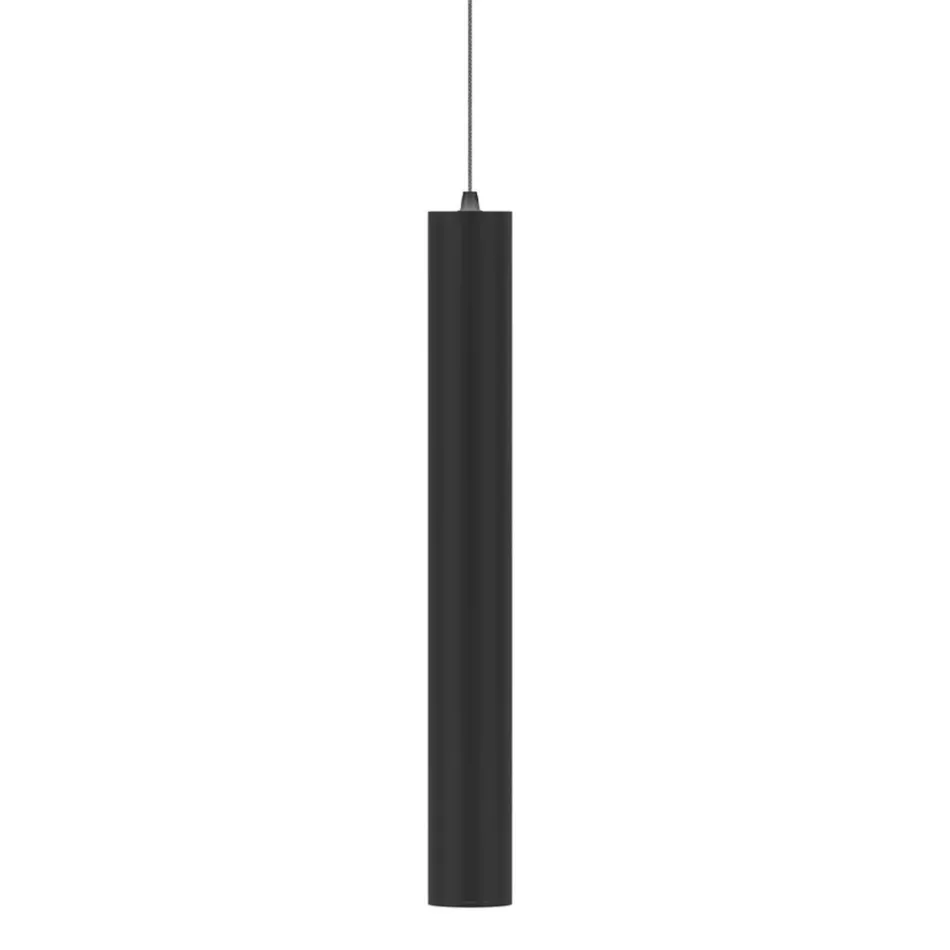 Lampada a Sospensione Led Decorativa in Alluminio Bianco o Nero - Rebolla Viadurini