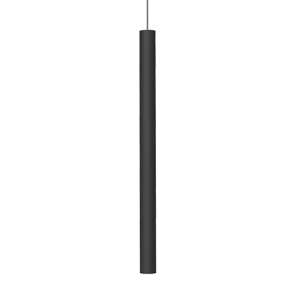 Lampada a Sospensione Led Decorativa in Alluminio Bianco o Nero - Rebolla Viadurini