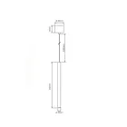 Lampada a Sospensione Led Decorativa in Alluminio Bianco o Nero - Rebolla Viadurini