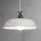 Lampada a sospensione liberty in ceramica Ø42 Anita Il Fanale Viadurini