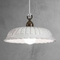 Lampada a sospensione liberty in ceramica Ø42 Anita Il Fanale