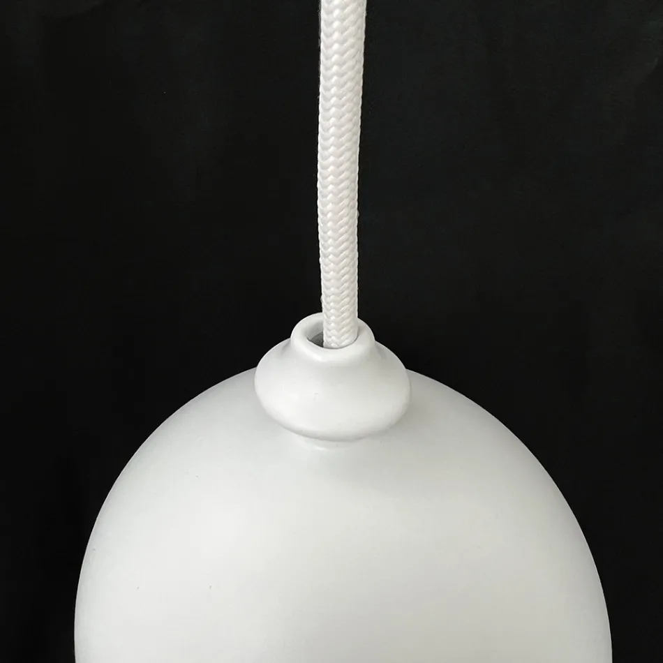 Lampada a sospensione moderna Aldo Bernardi in ceramica I Lustrini 5 Viadurini