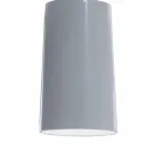 Lampada a Sospensione Paralume in Ceramica Bianco Lucido di Design - Cadabra Viadurini