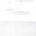 Lampada a Sospensione per Esterno Design a Nuvola in Plastica - Nefos by Myyour Viadurini