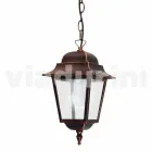 Lampada a sospensione per esterno in alluminio made in Italy, Aquilina Viadurini