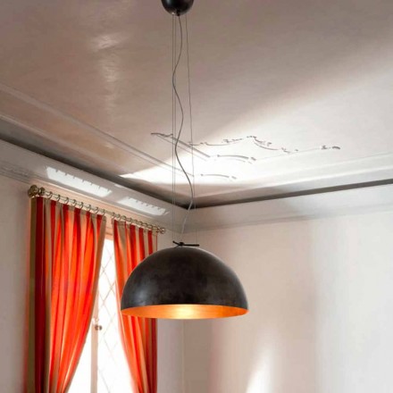Lampada a sospensione piccola in acciaio Moonlight  Viadurini