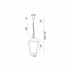 Lampada a sospensione stile industriale Quadro Il Fanale Viadurini