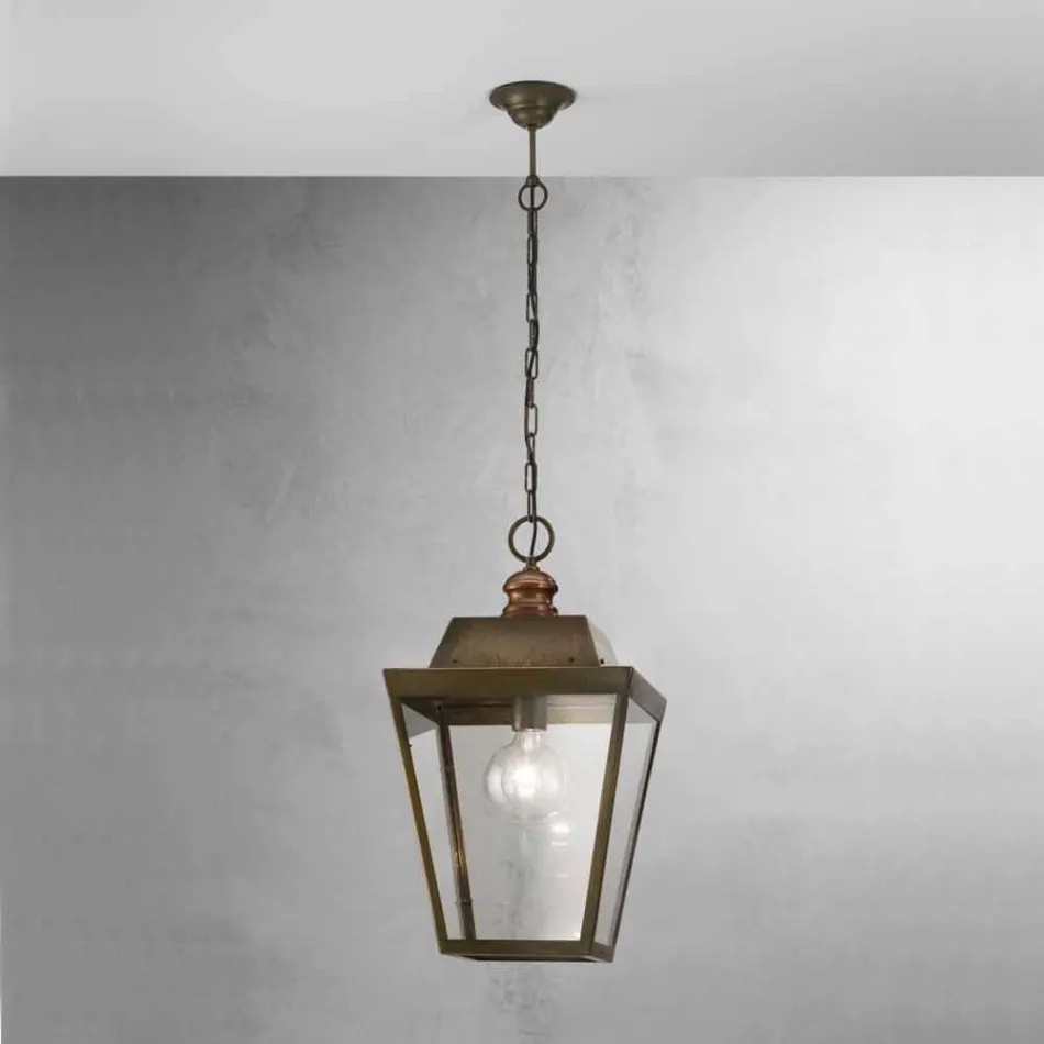 Lampada a sospensione stile industriale Quadro Il Fanale Viadurini