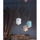 Lampada a sospensione vintage artigianale Ferroluce Viadurini