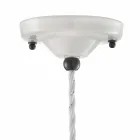 Lampada a sospensione vintage rivisitato in ceramica Kelly Ferroluce Viadurini