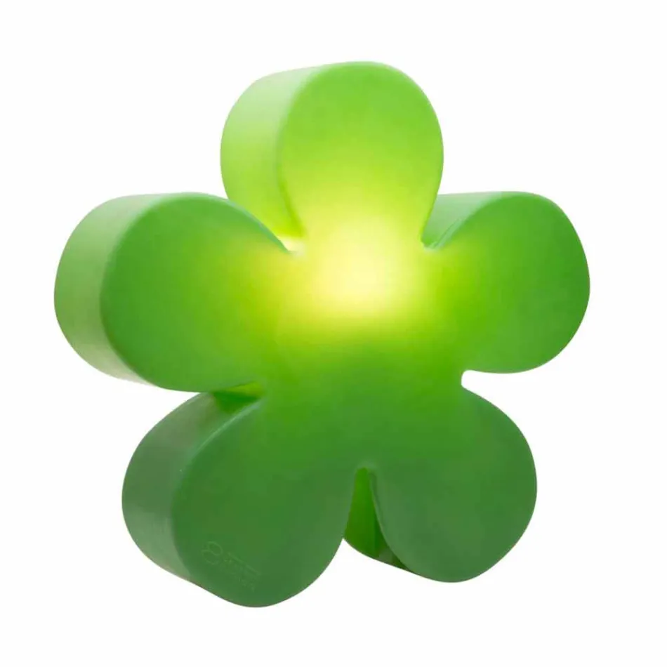 Lampada Appoggio per Interni o Esterni Design Moderno Fiore Colorato - Fiorestar Viadurini