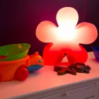 Lampada Appoggio per Interni o Esterni Design Moderno Fiore Colorato - Fiorestar Viadurini