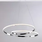 Lampada artigianale in vetro e metallo per interni eleganti – Hubble Viadurini