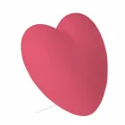 Lampada cuore da tavolo luminosa Slide Love colorata fatta in Italia Viadurini