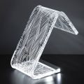 Lampada da Appoggio Led Cristallo Acrilico Decoro a Laser - Possett