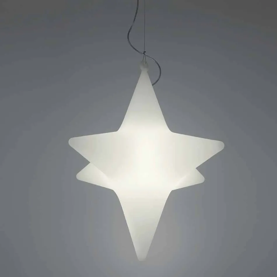 Lampada da Esterno a Sospensione a Led Forma a Stella Design di Slide - Sirio Viadurini