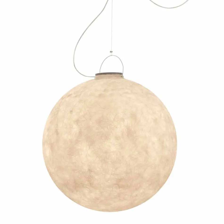 Lampada da esterno a sospensione In-es.artdesign Luna Out in nebulite Viadurini