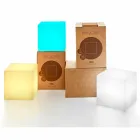 Lampada da esterno di design Slide Cube luminosa prodotta in Italia Viadurini