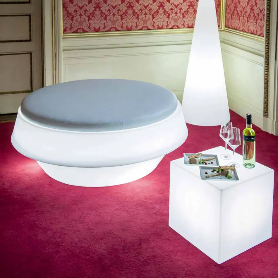 Lampada da esterno di design Slide Cube luminosa prodotta in Italia Viadurini