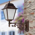 Lampada da Esterno in Vetro e Alluminio in 5 Diverse Finiture - Alchimista Viadurini