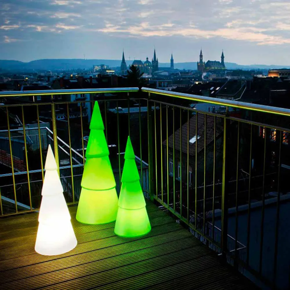 Lampada da Interno o Esterno in Plastica Bianca, Rossa o Verde - Alberostar Viadurini
