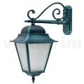Lampada da Muro per Esterno in Alluminio e Vetro Sabbiato - Alchimista