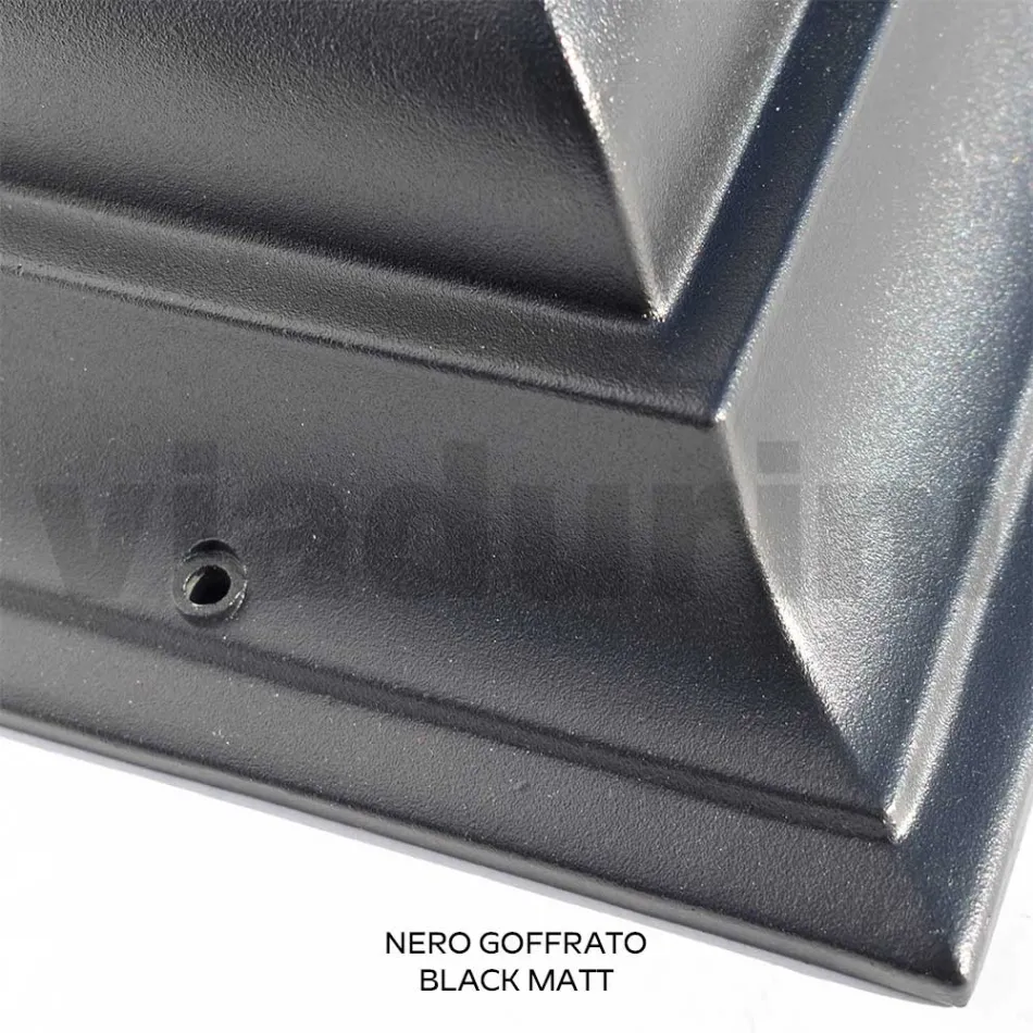 Lampada da Muro per Esterno in Alluminio e Vetro Trasparente - Alchimista Viadurini