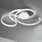 Lampada da Parete con LED in Metallo Verniciato Design Moderno - Trella Viadurini