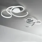 Lampada da Parete con LED in Metallo Verniciato Design Moderno - Trella Viadurini