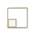 Lampada da Parete con LED in Metallo Verniciato Finitura Oro - Formale Viadurini