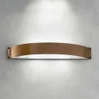 Lampada da parete Fashion in rame e metacrilato bianco Viadurini