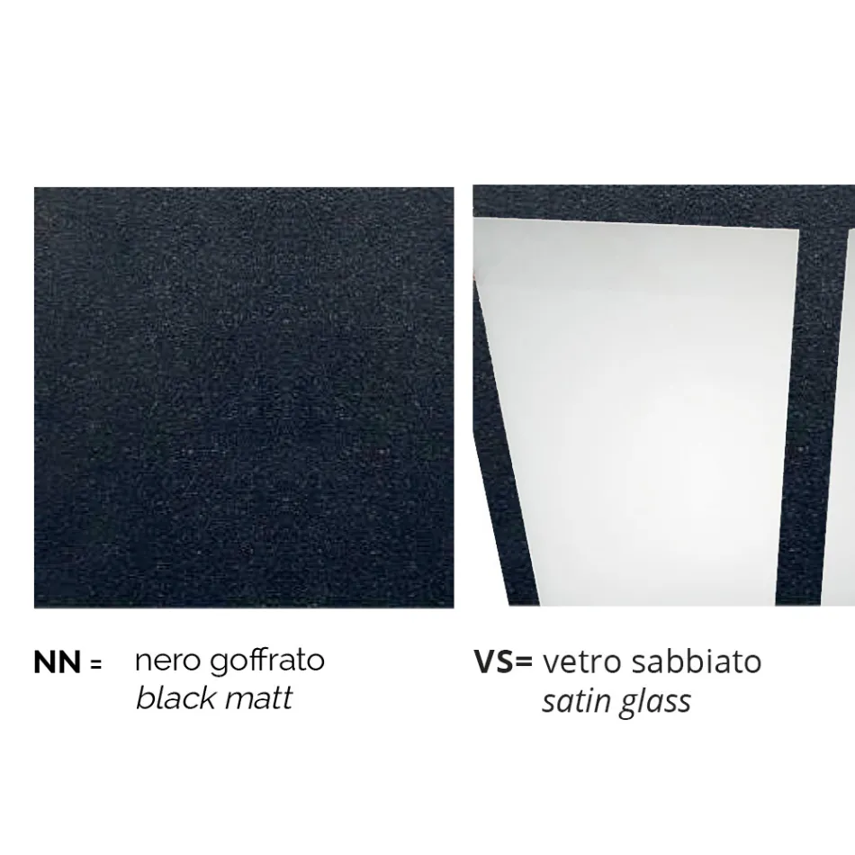 Lampada da parete in alluminio realizzata in Italia, Aquilina Viadurini
