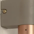 Lampada da Parete in Ceramica e Rame Realizzata a Mano in Italia - Toscot Match Viadurini