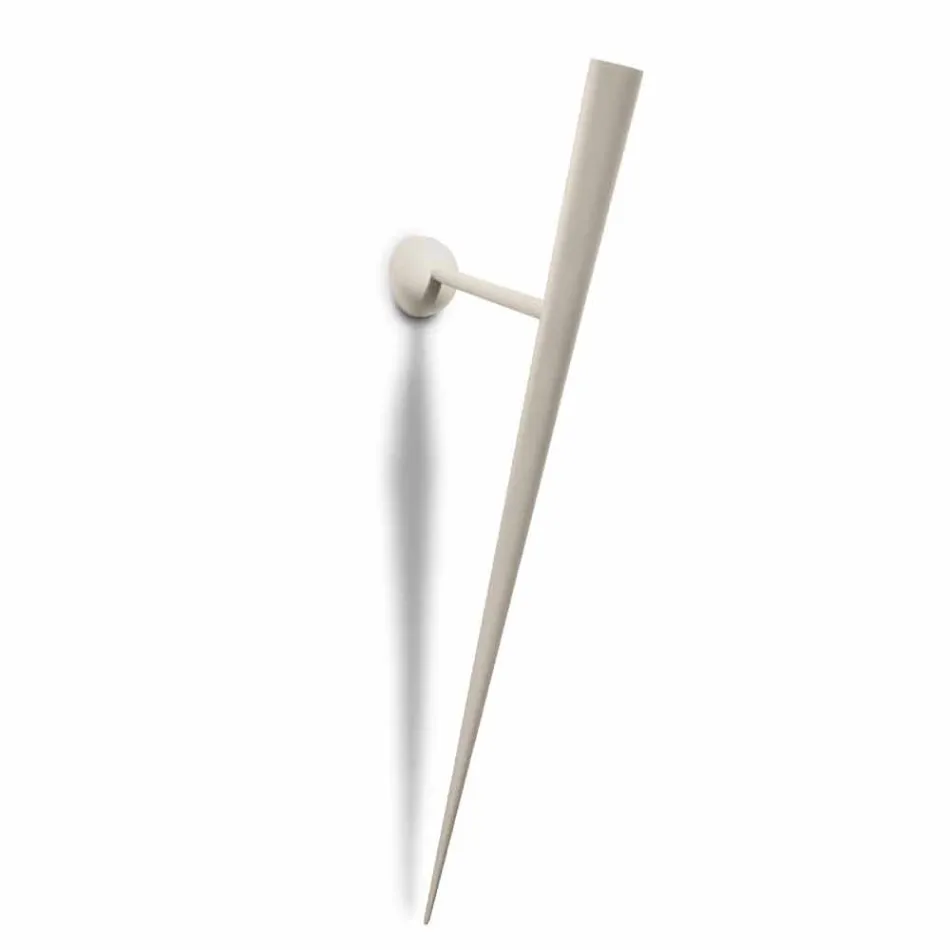 Lampada da Parete in Metallo Verniciato con LED Integrato Made in Italy - Trono Viadurini