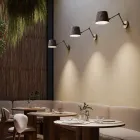 Lampada da parete industriale regolabile Reporter Il Fanale Viadurini