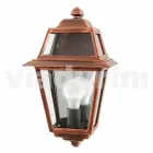Lampada da parete per esterno classica in alluminio made Italy,Kristel Viadurini