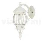 Lampada da Parete per Esterno in Alluminio Bianco Made in Italy - Dodo Viadurini