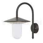 Lampada da Parete per Esterno in Alluminio Grigio Made in Italy - Belen Viadurini