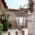Lampada da parete per esterno in alluminio made in Italy, Aquilina