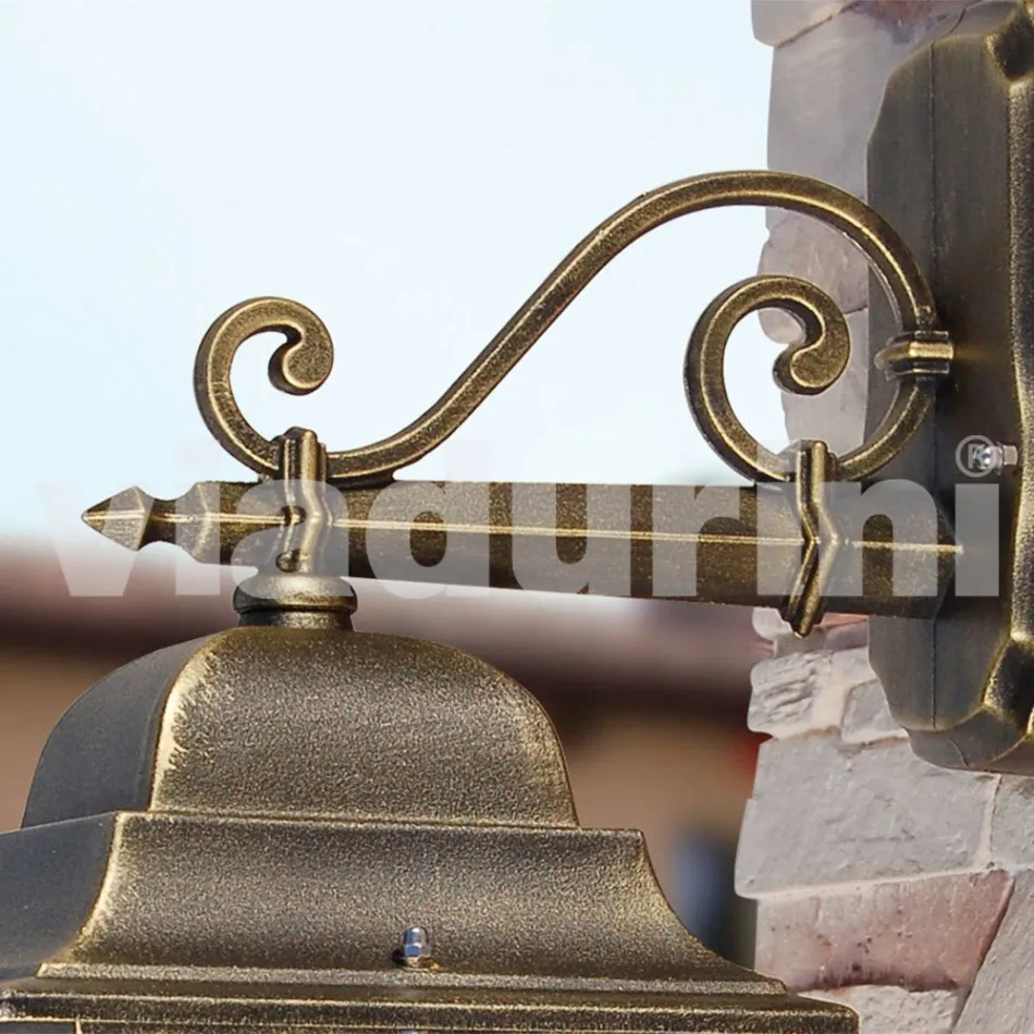 Lampada da parete per esterno in alluminio made in Italy, Aquilina Viadurini