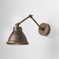 Lampada da parete regolabile in ferro Loft Il Fanale