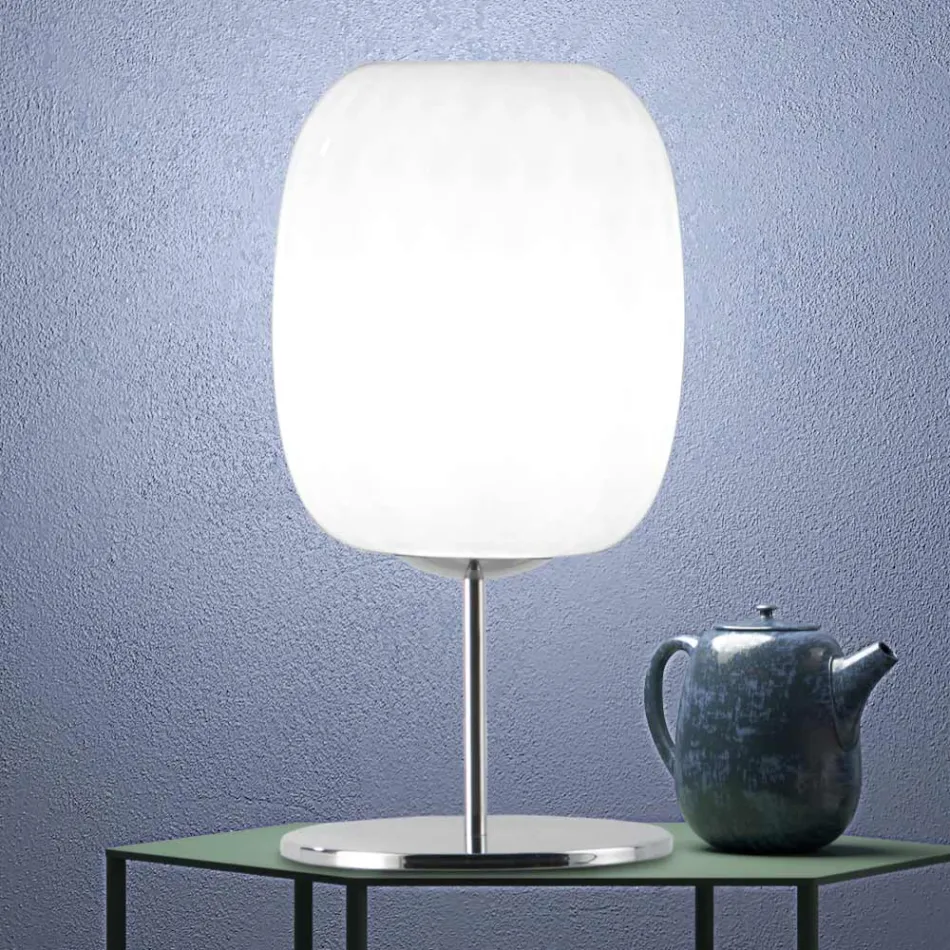 Lampada da Tavolo Artigianale in Vetro di Venezia Soffiato - Cloe Balloton Viadurini