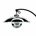 Lampada da Tavolo con Struttura in Rovere e Metallo Made in Italy - Lumetto Viadurini