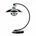 Lampada da Tavolo con Struttura in Rovere e Metallo Made in Italy - Lumetto