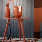 Lampada da Tavolo dallo Stile Moderno in Ceramica Made in Italy - Batucada Viadurini