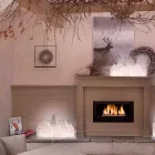 Lampada da Tavolo di Design a Casette Led Bianco o Rosso Design Slide - Kuusi Viadurini